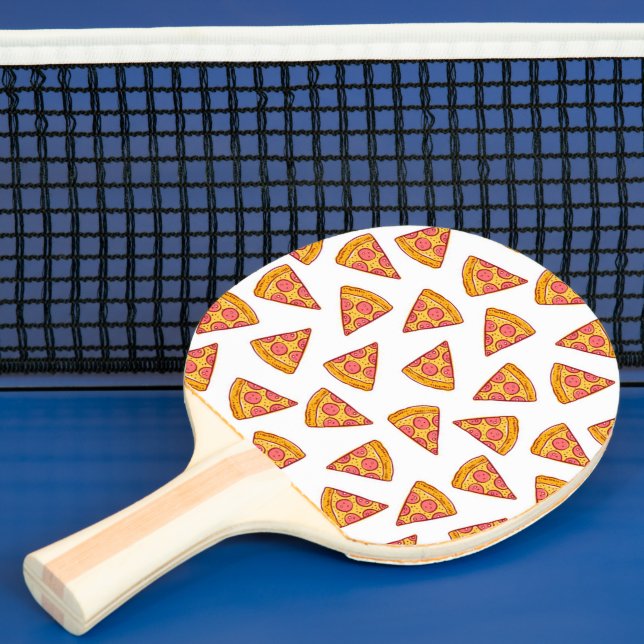 Raquete De Ping Pong Padrão de fatia de pizza divertida (Insitu)