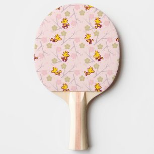 Raquete De Ping Pong Padrão de Florestal Rosa de Cereja