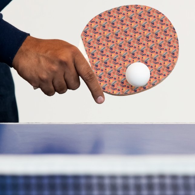 Raquete De Ping Pong Padrão de Folha Moderna (Insitu)