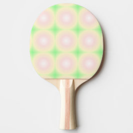 Raquete De Ping Pong Padrão de Gradiente Óptico 3D Branco Rosa Verde Pá