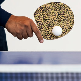 Raquete De Ping Pong Padrão de impressão do Leopard