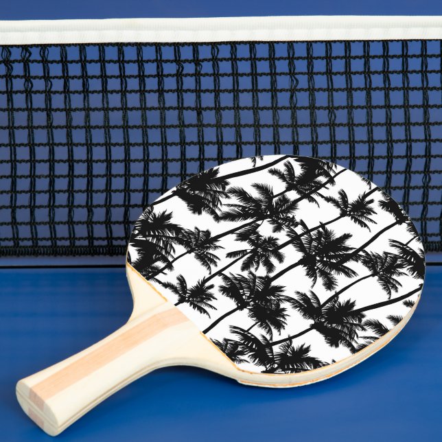 Raquete De Ping Pong Padrão de Sombra da Árvore Palm (Insitu)