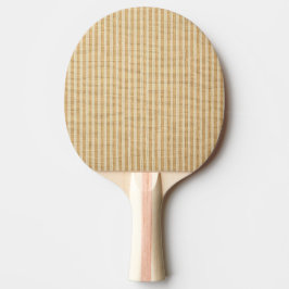 Raquete De Ping Pong Padrão de Tecido Listrado com Listras Amarelas Cla