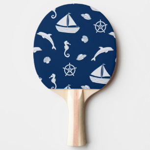 Raquete De Ping Pong Padrão de vida marinha e de navegação