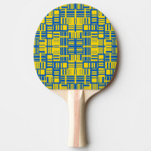 Padrão Design de Linha de Cor Azul E Amarelo