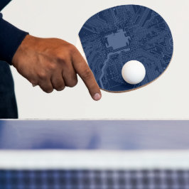 Raquete De Ping Pong Padrão do circuito da placa-mãe do Geek azul