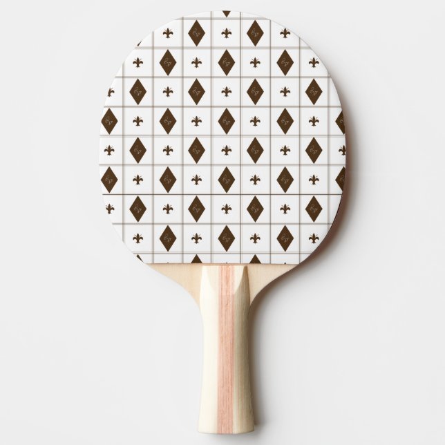 Raquete De Ping Pong Padrão Elegante (Frente)