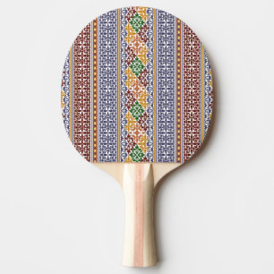 Raquete De Ping Pong padrão étnico elegante