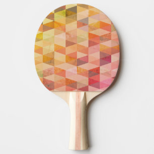 Raquete De Ping Pong Padrão Geométrico do Triângulo Suave