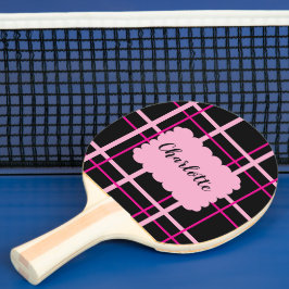 Raquete De Ping Pong Padrão Listrado Legal