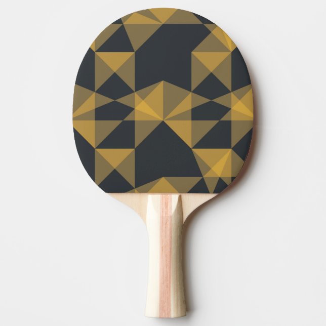 Raquete De Ping Pong Padrão moderno, abstrato, geométrico (Frente)