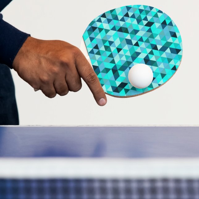 Raquete De Ping Pong Padrão moderno dos triângulos do lacre (Insitu)