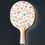 Raquete De Ping Pong Padrão pastel moderno<br><div class="desc">design moderno Pastel Terrazzo. Totalmente personalizável: você pode mudar as cores do padrão se quiser.</div>