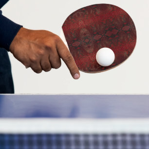 Raquete De Ping Pong Padrão Red Python Snakeskin
