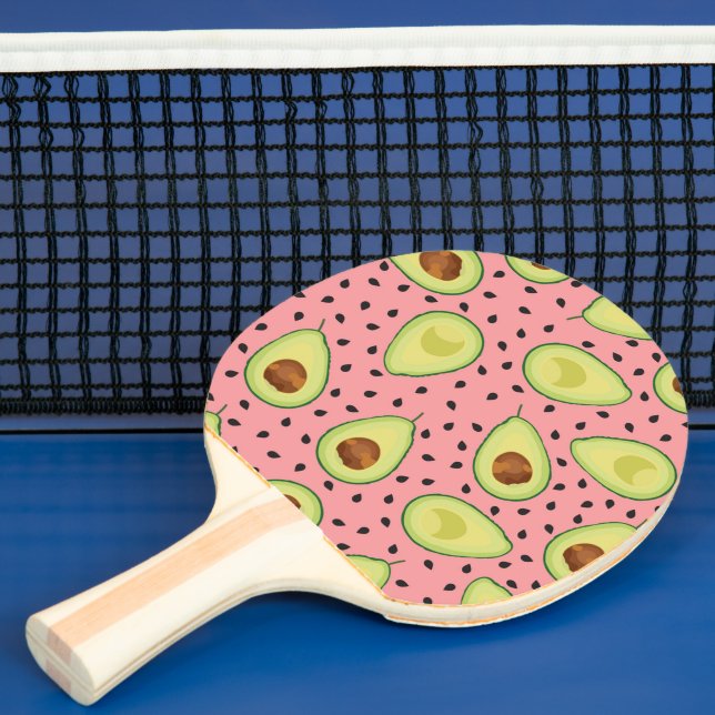 Raquete De Ping Pong Padrão rosa Avocado (Insitu)
