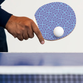 Raquete De Ping Pong Padrão Sayagata, japonês, roxo e azul