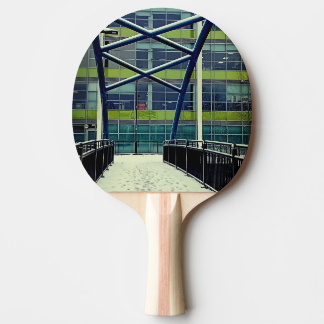 Raquete De Ping Pong Padrão verde (Frente)