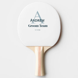 Raquete De Ping Pong padrinhos de casamento personalizados do grupo mon
