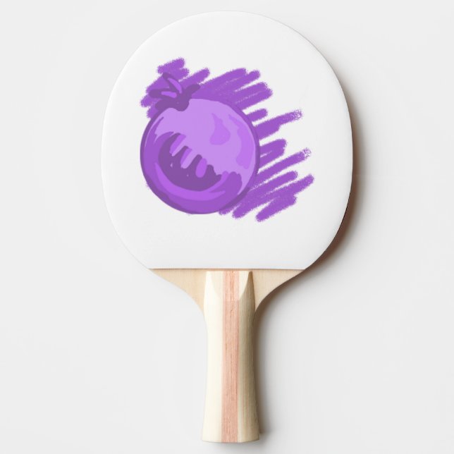 Raquete De Ping Pong Padrões-frutas Aromas e Creme (Frente)