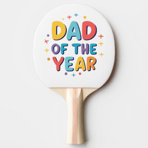 Raquete De Ping Pong Pai do Ano - Presente no Dia do Pai Engraçado