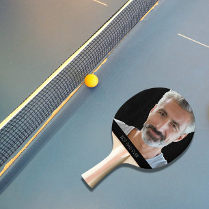Raquete De Ping Pong Pai personalizado de melhor dia de os pais de semp