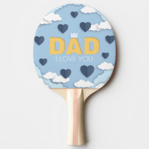 Raquete De Ping Pong Pai que eu te ame, presente de dia de os pais