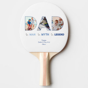 Raquete De Ping Pong PAI The Man Myth Legend Blue Gradient Photo