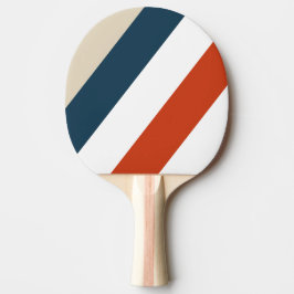 Raquete De Ping Pong Painel de Voo Vintage Bold Listrado