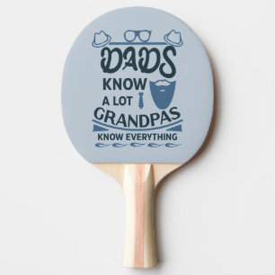 Raquete De Ping Pong Pais Sabem Muito, Avós Sabem Tudo