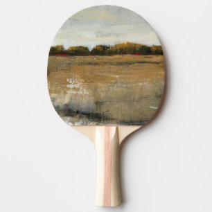 Raquete De Ping Pong Paisagem Verde do Campo Esmagável