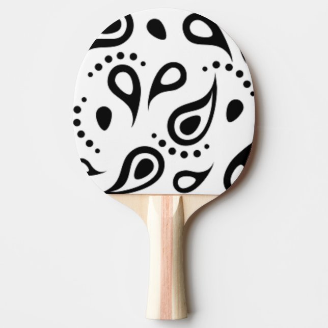 RAQUETE DE PING PONG PAISLEY IMPRESSÃO (Frente)