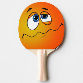Raquete De Ping Pong Pala de ping pong con emoji.