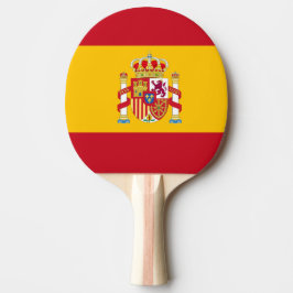 Raquete De Ping Pong pala tenis de mesa bandera española