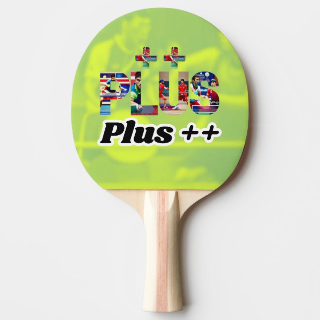 Raquete De Ping Pong Palas de Ping Pong Plus ++ (Frente)