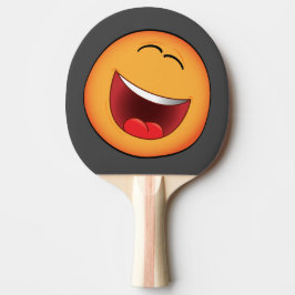 Raquete De Ping Pong Paleta de ping pong con emoji.