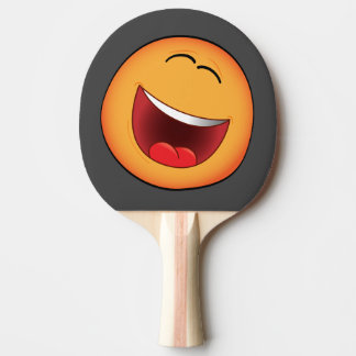Raquete De Ping Pong Paleta de ping pong con emoji.