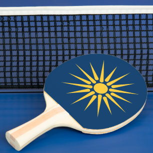 Raquete De Ping Pong Pálete de ping pong patriótico com a bandeira da M