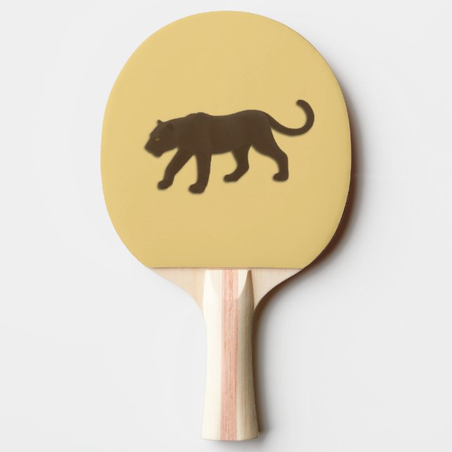Raquete De Ping Pong Pantera da Flórida em Ouro (Verso)