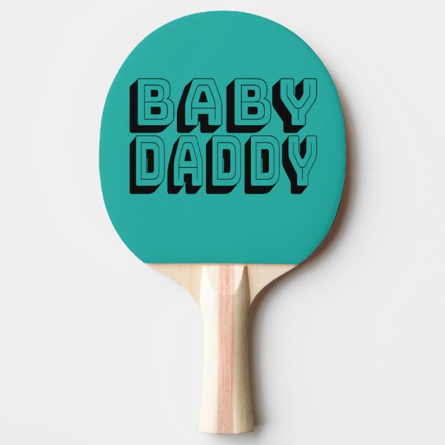 Raquete De Ping Pong Papai Bebê (Frente)