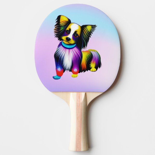Raquete De Ping Pong Papillion Pop Art Pastel (Frente)