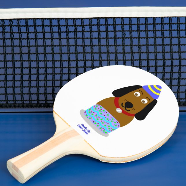 Raquete De Ping Pong Parabéns Pup Ping Pong Paddle (Insitu)
