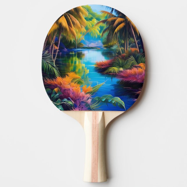 Raquete De Ping Pong Paraíso Tropical II (Frente)