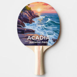 Raquete De Ping Pong Parque Nacional Acadia | Otter Cliffs Viagem no Ma