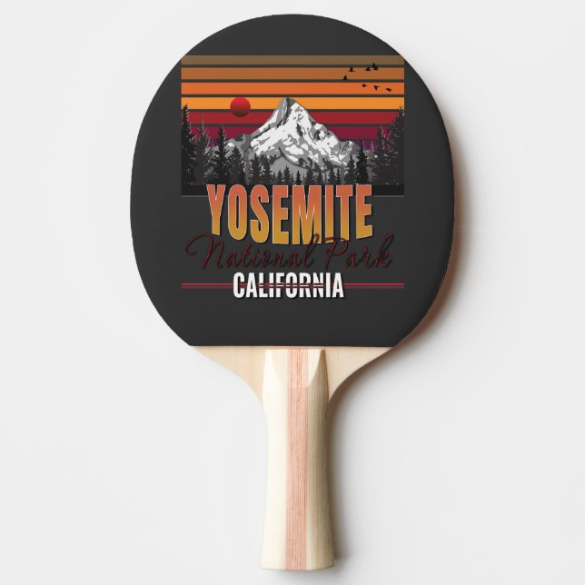 Raquete De Ping Pong Parque Nacional Yosemite - roupa (Frente)