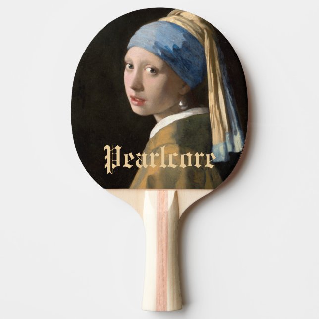 Raquete De Ping Pong Partido Temível Pearl Personalizado (Frente)