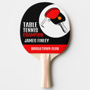 Raquete De Ping Pong Pás Vermelhas e Pretas, Jogador/Clube de Tênis Mes
