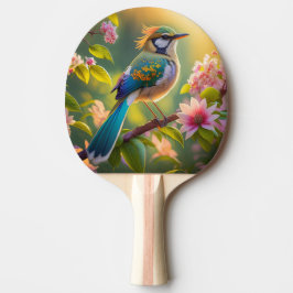 Raquete De Ping Pong Pássaro Fantástico de Ala Verde