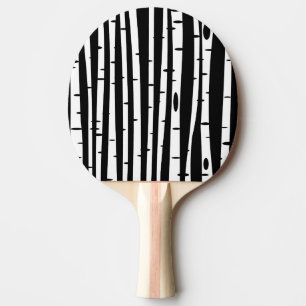 Raquete De Ping Pong Pasta de rato do padrão branco-preto-branco-esbran