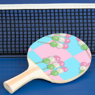 Raquete De Ping Pong Pastel Azul, Cor-de-rosa, com pino de pino Dango P