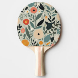 Raquete De Ping Pong Pastel Floral Reverie
